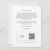 Trendsetting Minimalist Collage of 3 Modern Photos Save The Date (Achterkant)