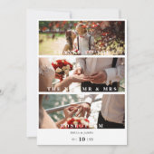 Trendsetting minimalistische collage van 3 moderne bedankkaart (Voorkant)