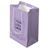 Trendtint - Soft Violet Middelgrote Logo Cadeauzak Medium Cadeauzakje (Voorkant Gekanteld)
