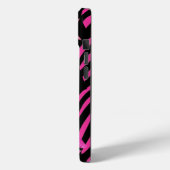 Trendy 2000 roze en zwart Case-Mate iPhone case (Achterkant / Links)