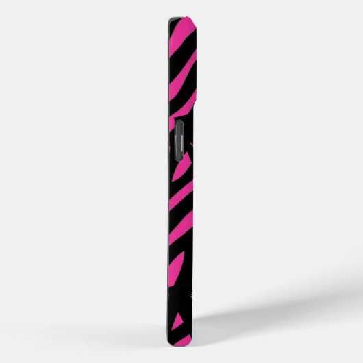 Trendy 2000 roze en zwart Case-Mate iPhone case (Achterkant / Rechts)