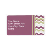 Trendy 2013 kleuren sjabloon etiket (Voorkant)