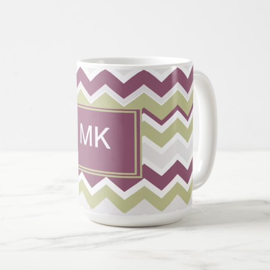 Trendy 2013 kleuren sjabloon koffiemok (Voorkant rechts)