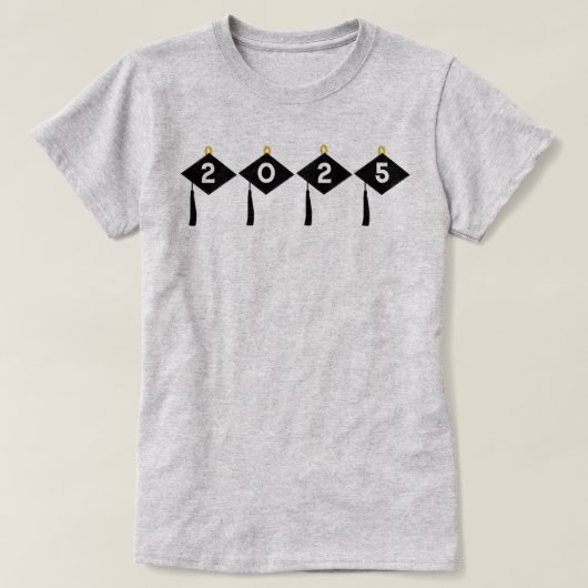 Trendy 2025 Afstuderen T-shirt (Design voorkant)