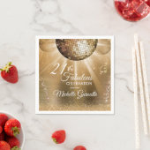 Trendy 21 en fantastisch goud servet (Insitu)