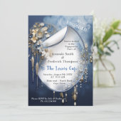 Trendy 3-D Denim Print met Kostuum Sieraden Kaart (Staand voorkant)