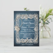 Trendy 3-D Denim Print met Kostuum Sieraden Kaart (Staand voorkant)