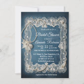 Trendy 3-D Denim Print met Kostuum Sieraden Kaart (Voorkant)