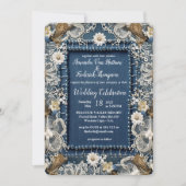 Trendy 3-D Denim Print met Kostuum Sieraden Kaart (Voorkant)