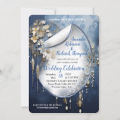 Trendy 3-D Denim Print met Kostuum Sieraden Kaart (Voorkant)