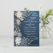 Trendy 3-D Denim Print met Kostuum Sieraden Kaart (Staand voorkant)