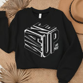Trendy 3D SUP Graphic Sweatshirt – Casual Cool