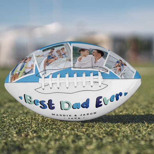 Trendy 4 Foto 'Best Dad Ever' Keepomwille American Football