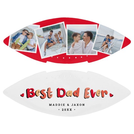 Trendy 4 Foto 'Best Dad Ever' Keepomwille American Football (Panelen)