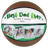 Trendy 4 Foto 'Best Dad Ever' Keepomwille Basketbal (Voorkant)