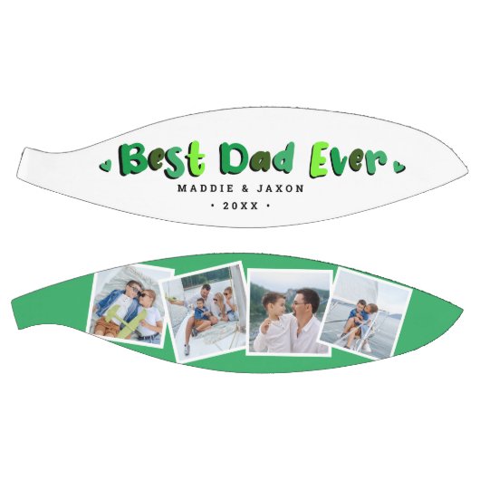 Trendy 4 Foto 'Best Dad Ever' Keepomwille Basketbal (Panelen)