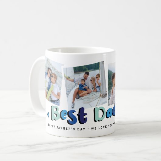 Trendy 4 Foto Best Dad ever Keepomwille Fathers Da Koffiemok (Voorkant links)