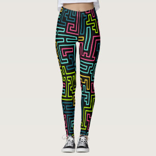 Trendy 80s de Leggings van het Patroon
