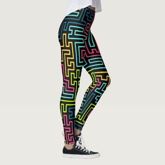 Trendy 80s de Leggings van het Patroon (Rechts)