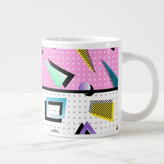 Trendy 80s grote koffiekop (Rechts)