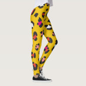 Trendy 80s Leggings van het Leopard Pattern (Rechts)