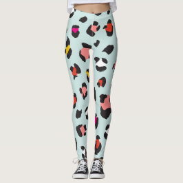 Trendy 80s Leopard Pattern Leggings