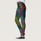 Trendy 80s Patroon Broek Leggings (Links)