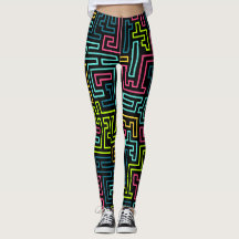 Trendy 80s Patroon Broek