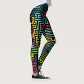 Trendy 80s Patroon Broek Leggings (Rechts)