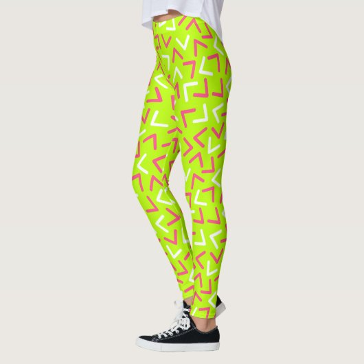 Trendy 80s Patroongroene Leggings (Links)