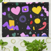 Trendy 80s Pattern Apron Theedoek (Gevouwen)