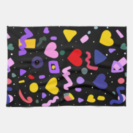 Trendy 80s Pattern Apron Theedoek