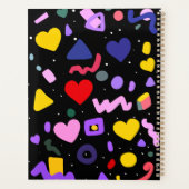 Trendy 80s Style Pattern Planner (Achterkant)