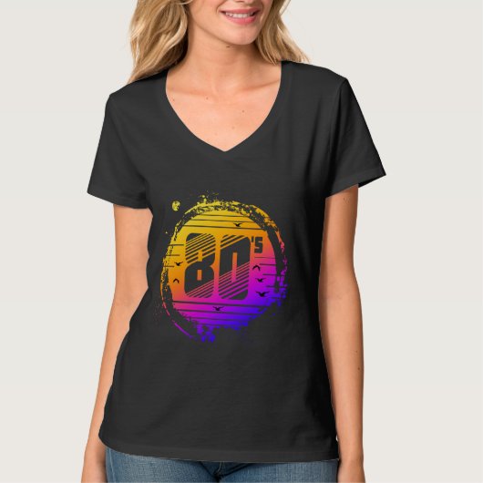 trendy 80's vintage t-shirt (Voorkant)