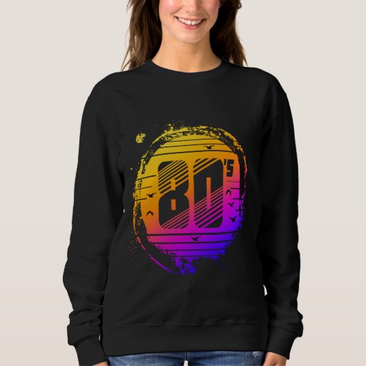trendy 80's vintage trui (Voorkant)