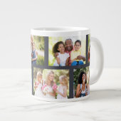 Trendy 8 Afbeelding Muurrooster Grauwe foto Grote Koffiekop (Voorkant rechts)