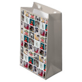 Trendy 9 Photo Pattern Collage Keepsake Klein Cadeauzakje (Voorkant Gekanteld)