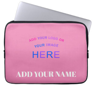 Trendy Aangepast handelsmerk Roze Laptop Sleeve