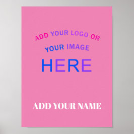 Trendy  Aangepast handelsmerk Roze Poster