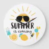 Trendy, aangepast ontwerp | Gepersonaliseerd cadea Grote Klok (Voorkant)