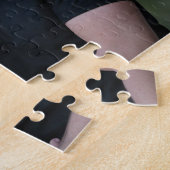 Trendy aangepaste foto Vaderdag Beste papa ooit Legpuzzel (Zijkant)