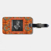 Trendy Aangepaste Lelies Bloem Haar Verjaardag Bagagelabel (Achterkant horizontaal)