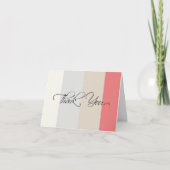 Trendy aangepaste zakelijke bedankkaarten bedankkaart (Voorkant)