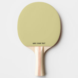 Trendy Aardse Geel - Aangepaste Ping Pong Paddle Tafeltennisbatje