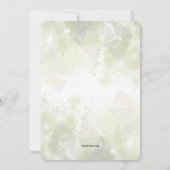 Trendy Abstract Afstuderen Invitation Kaart (Achterkant)