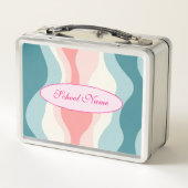 Trendy Abstract Blush Roze Mint Collectie (Achterkant)