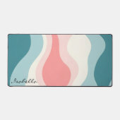 Trendy Abstract Blush Roze Mint Collectie Bureaumat (Voorkant)