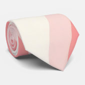 Trendy Abstract Blush Roze Mint Collectie Stropdas (Opgerold)