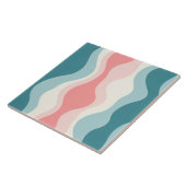Trendy Abstract Blush Roze Mint Collectie Tegeltje (Zijkant)
