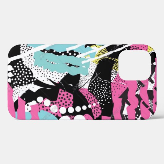 Trendy Abstract Case-Mate iPhone Case (Achterkant (horizontaal))
